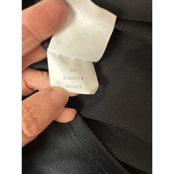 Whimsigoth Vince Camuto Black Sheer Mock Neck Maxi Dress Small Ethereal Romantic - Picture 8 of 10